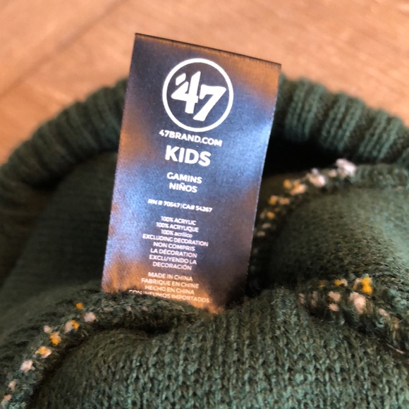 ‘47 Brand Kids Green Bay Packers Winter Hat - Picture 3 of 4